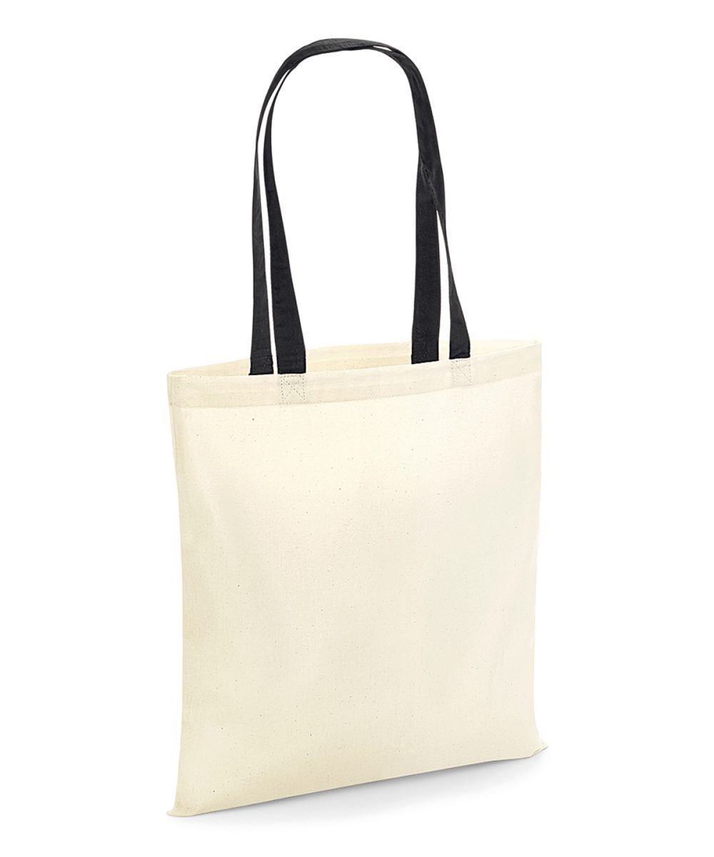 Natural/Black Bag for life - contrast handles