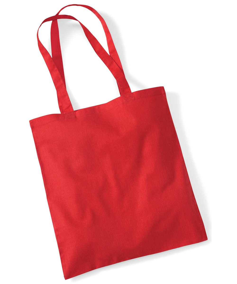 Bright Red Bag for life - long handles