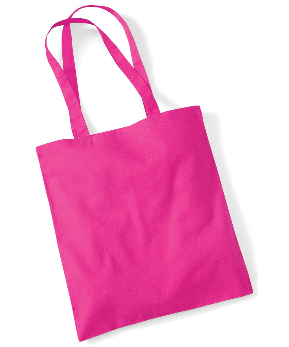 Fuchsia Bag for life - long handles