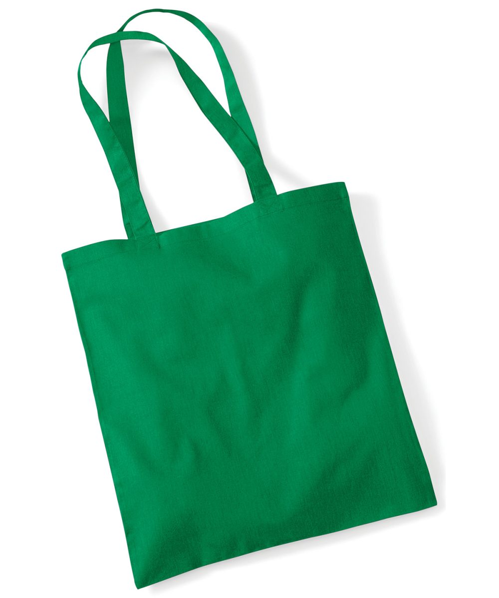 Kelly Green Bag for life - long handles