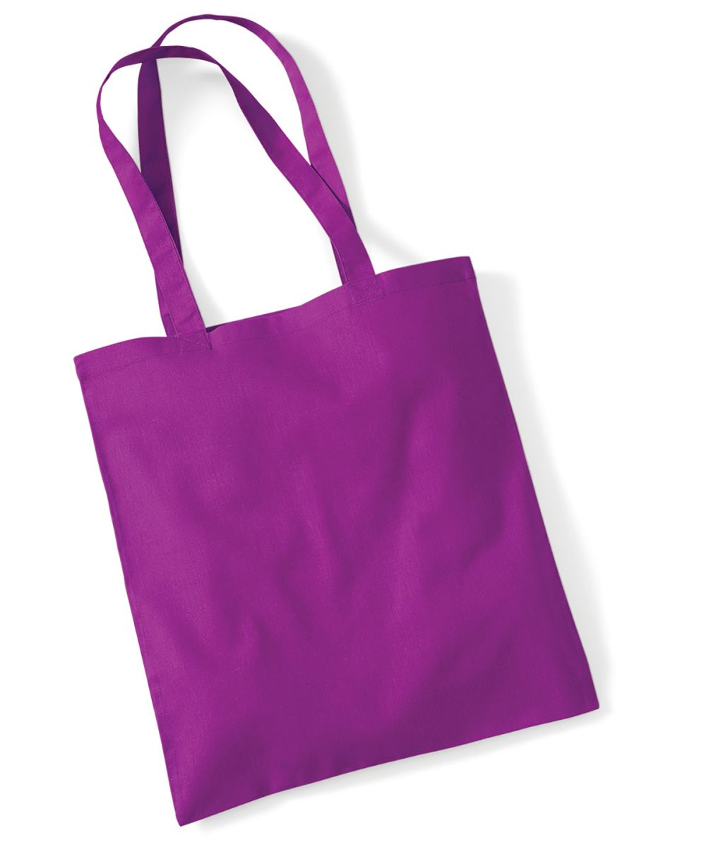 Magenta Bag for life - long handles