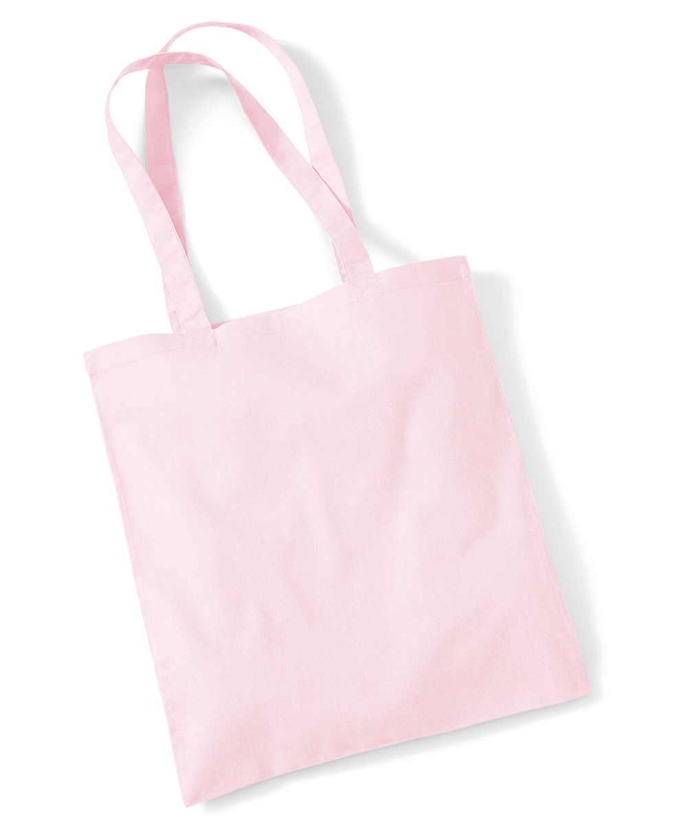 Pastel Pink Bag for life - long handles