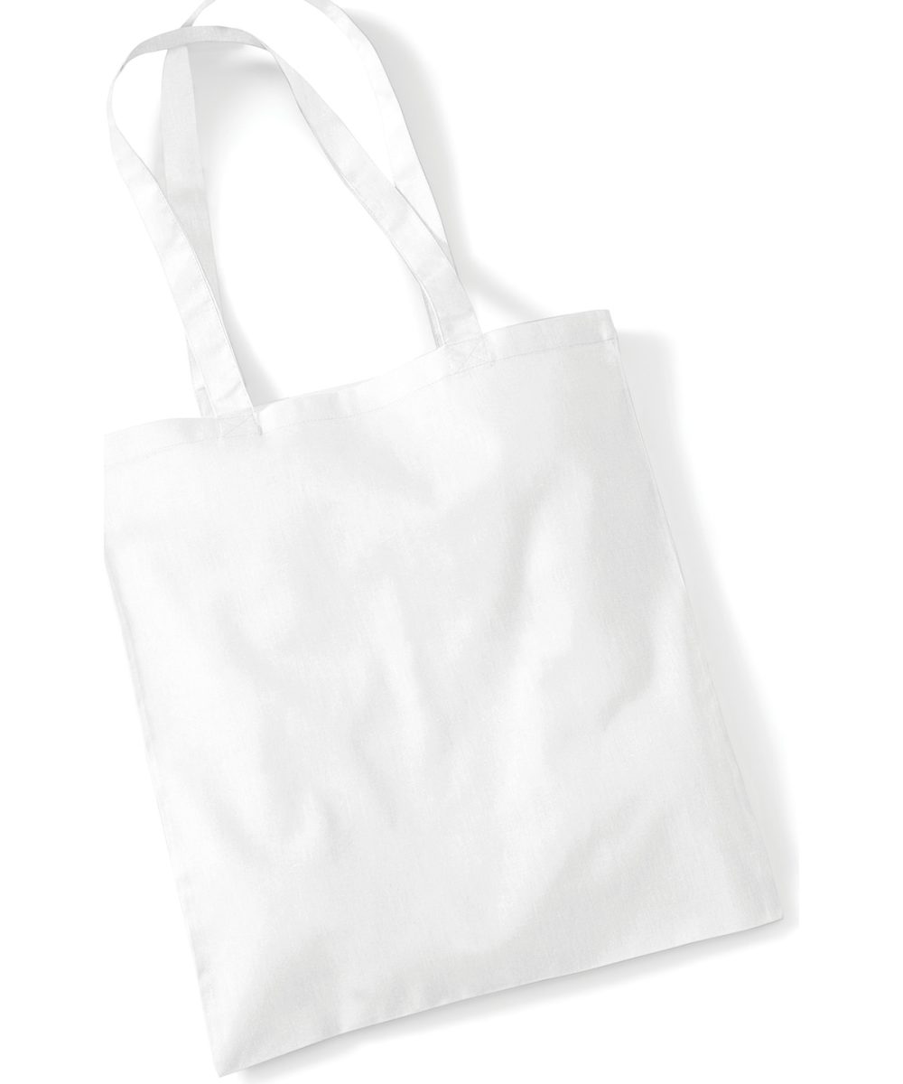 White Bag for life - long handles