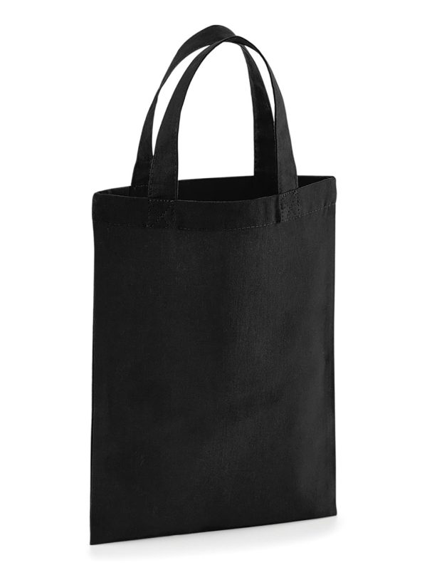 Black Cotton party bag for life