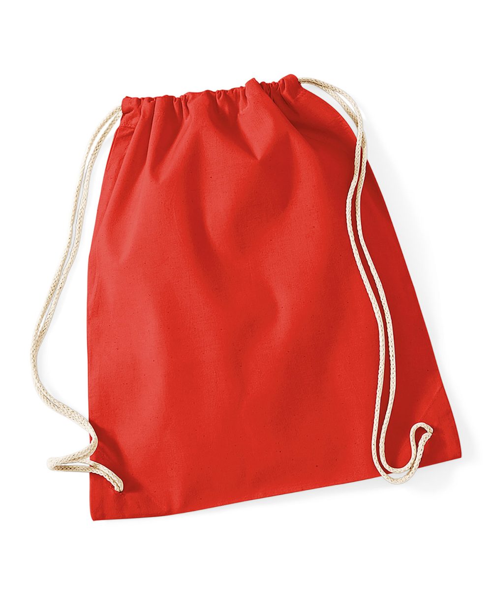 Bright Red Cotton gymsac