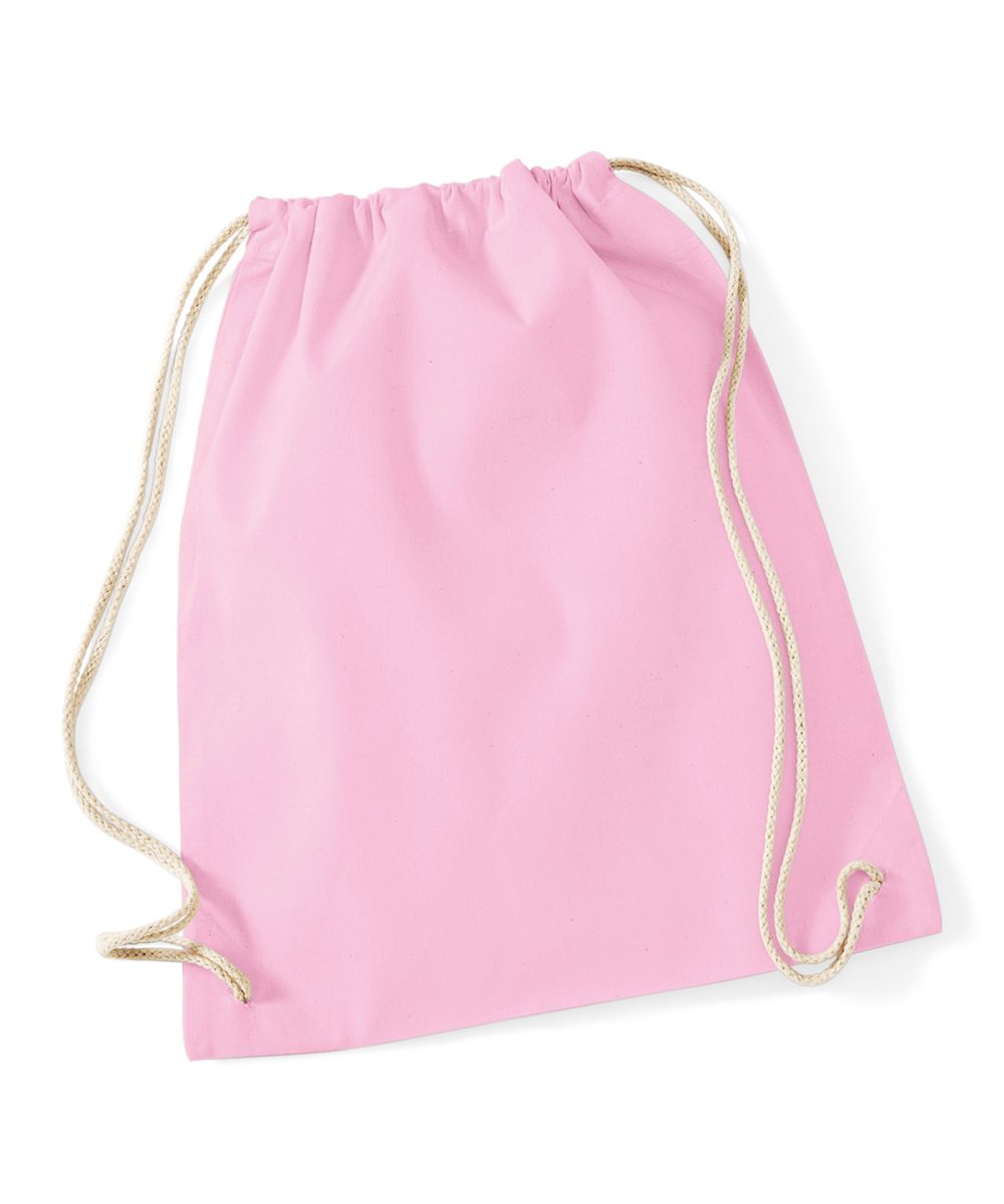 Classic Pink/White Cotton gymsac