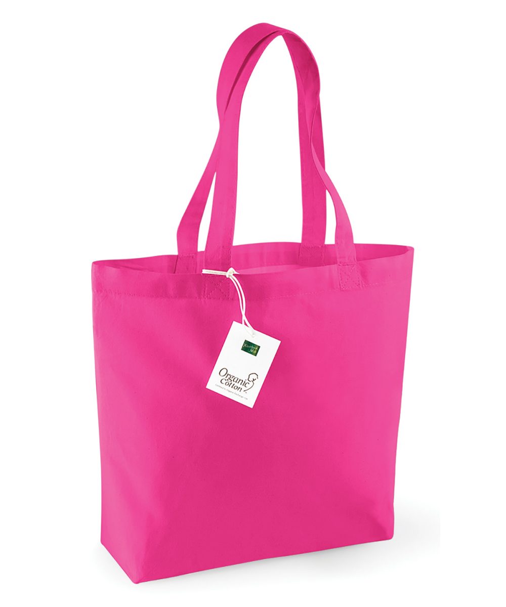 Fuchsia Organic cotton shopper