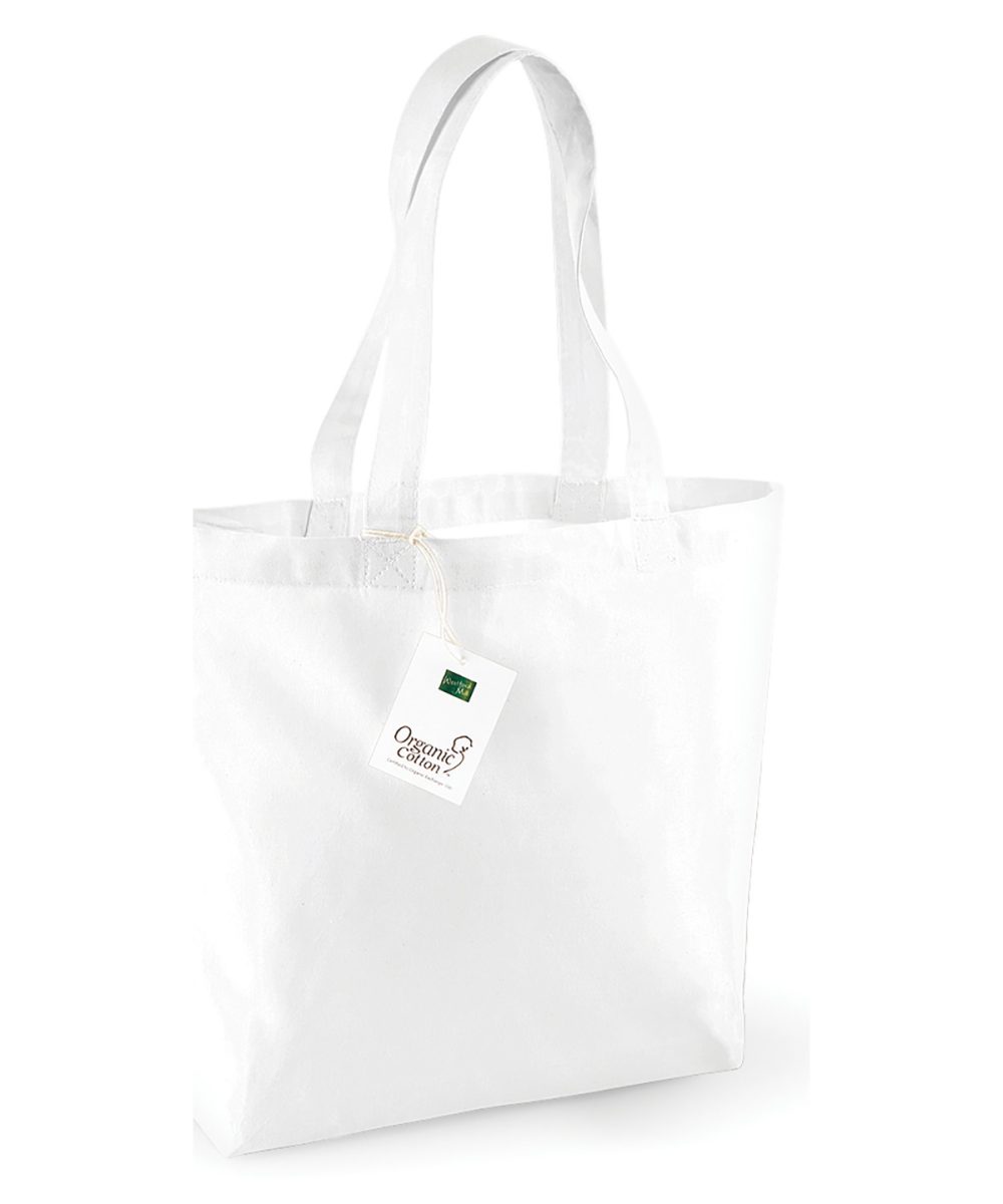 White Organic cotton shopper