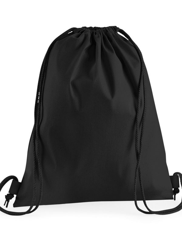 Black Premium cotton gymsac