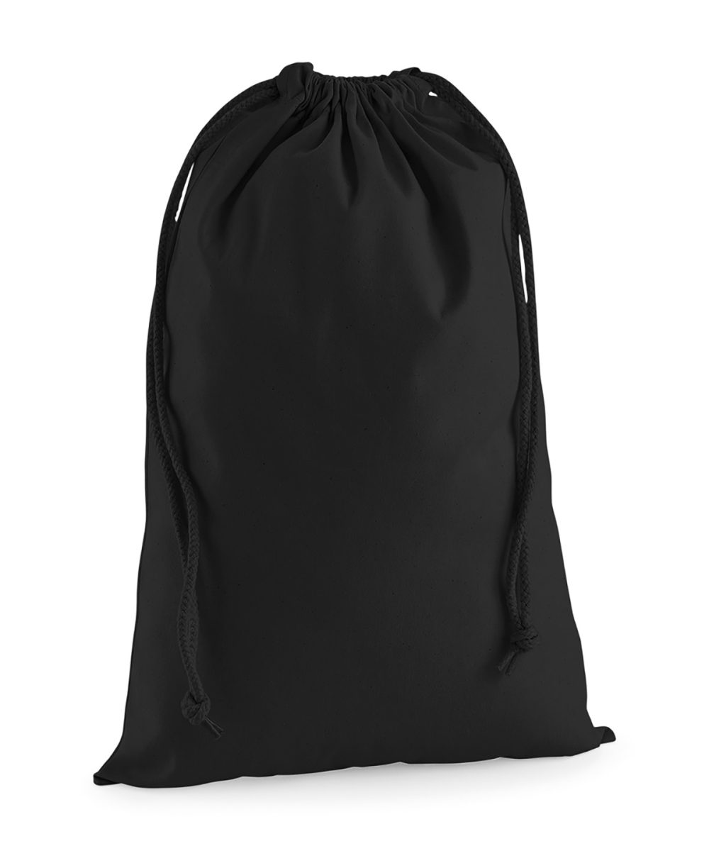 Black Premium cotton stuff bag