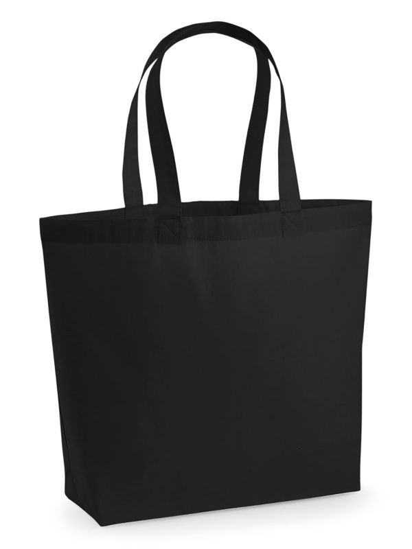 Black Premium cotton maxi tote