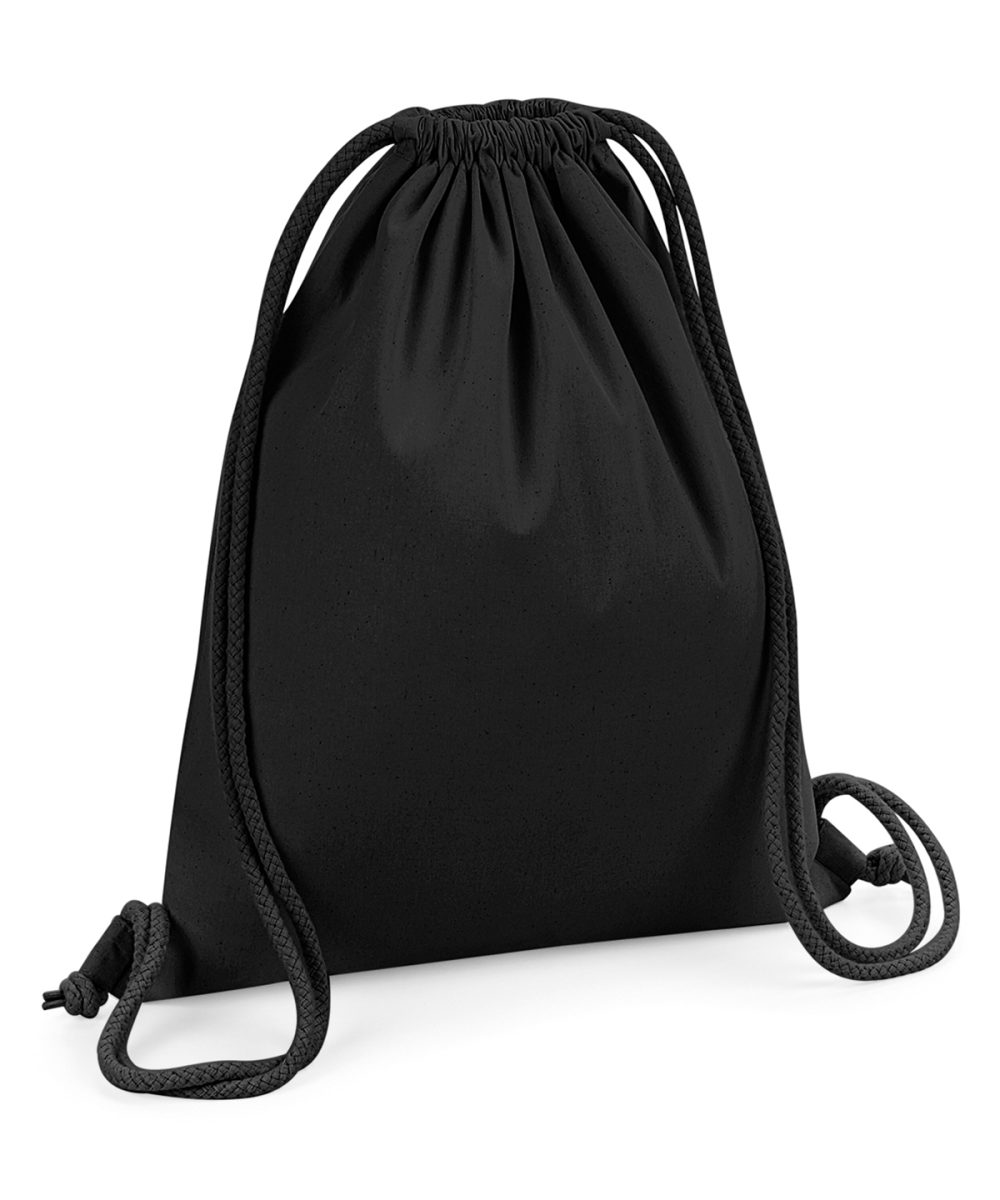 Black Organic premium cotton gymsac