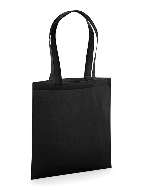 Black Organic premium cotton tote