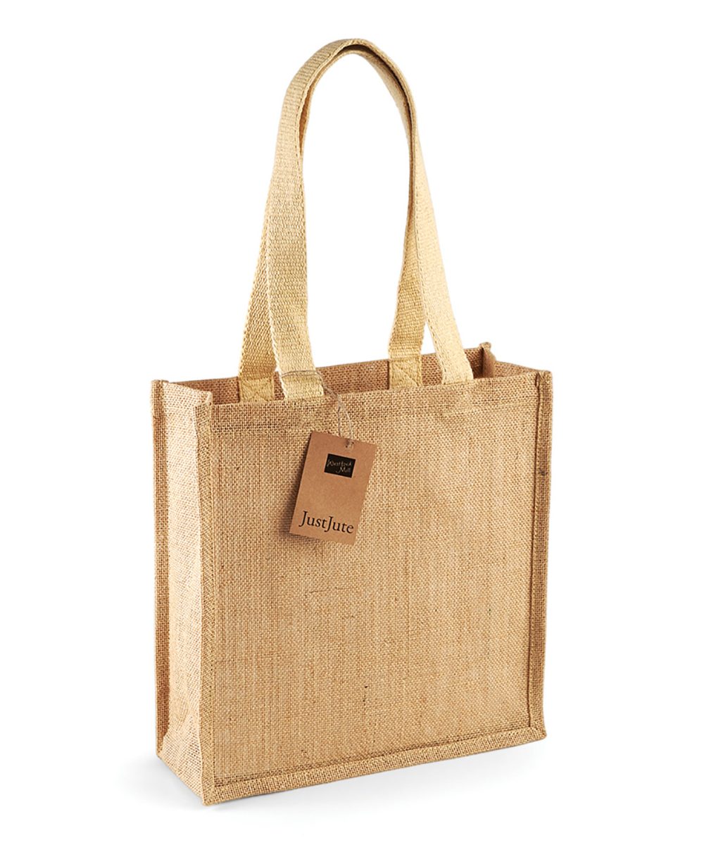 Natural Jute compact tote