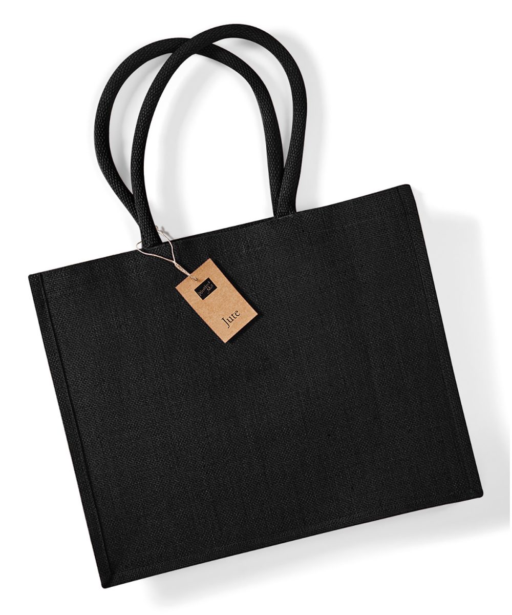 Black/Black Jute classic shopper