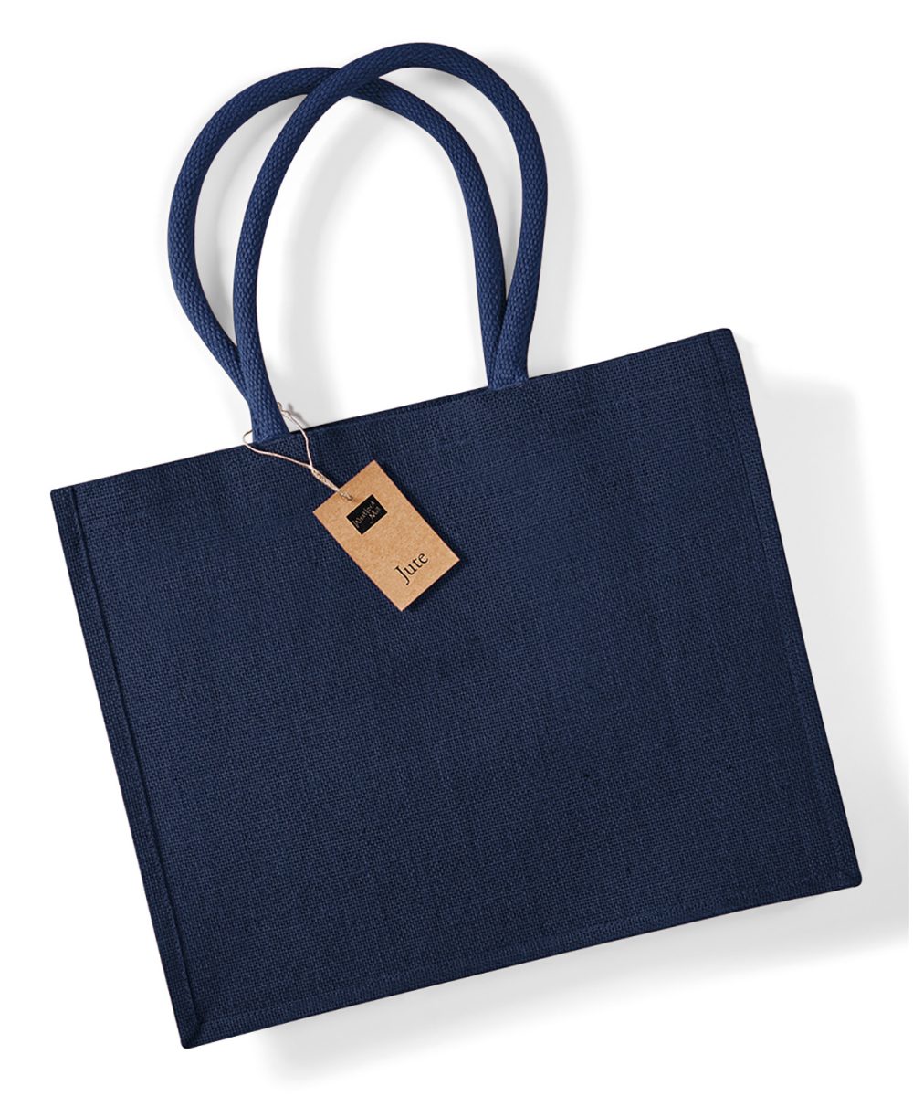 Navy/Navy Jute classic shopper