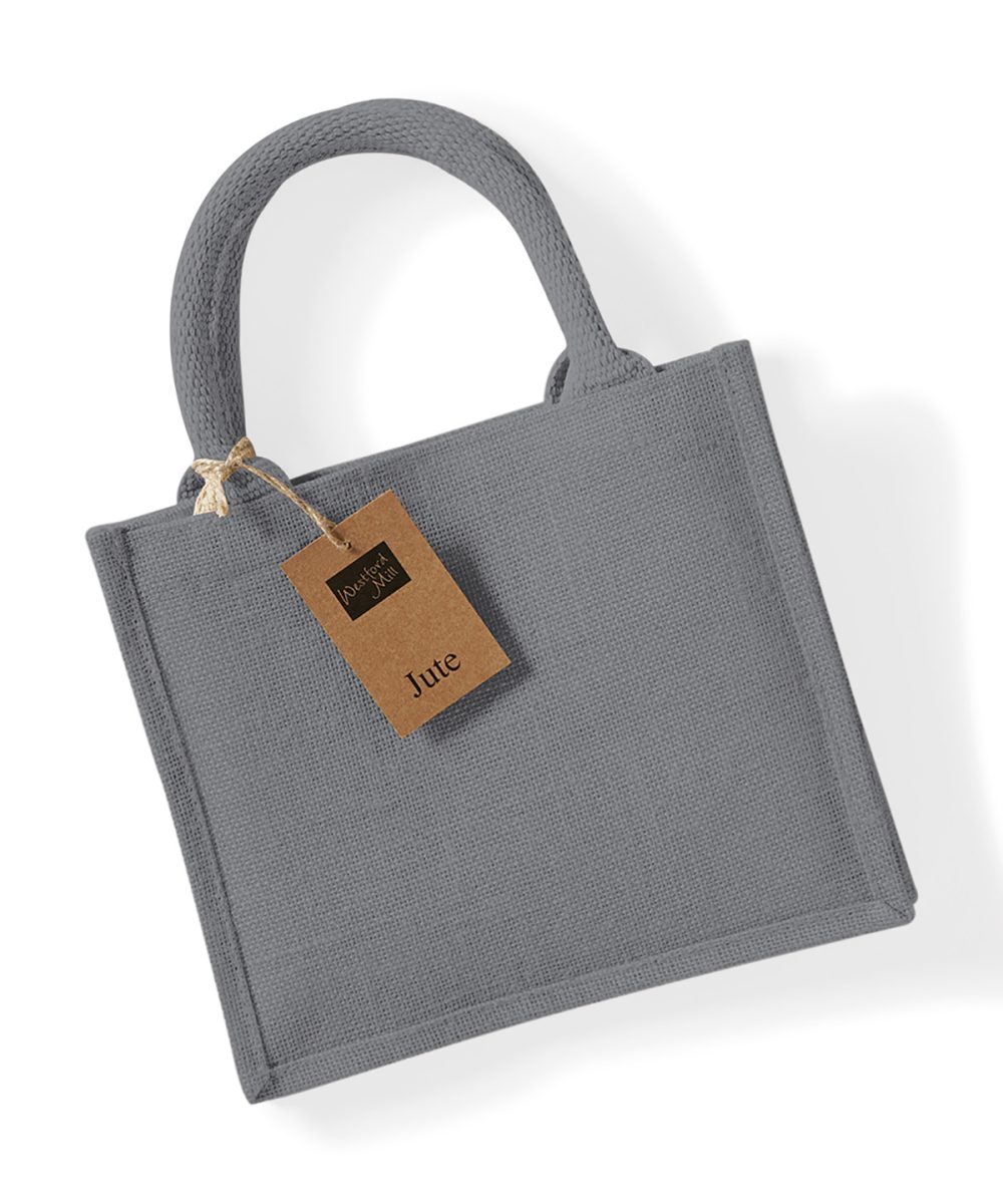 Graphite Grey/Graphite Grey Jute mini gift bag