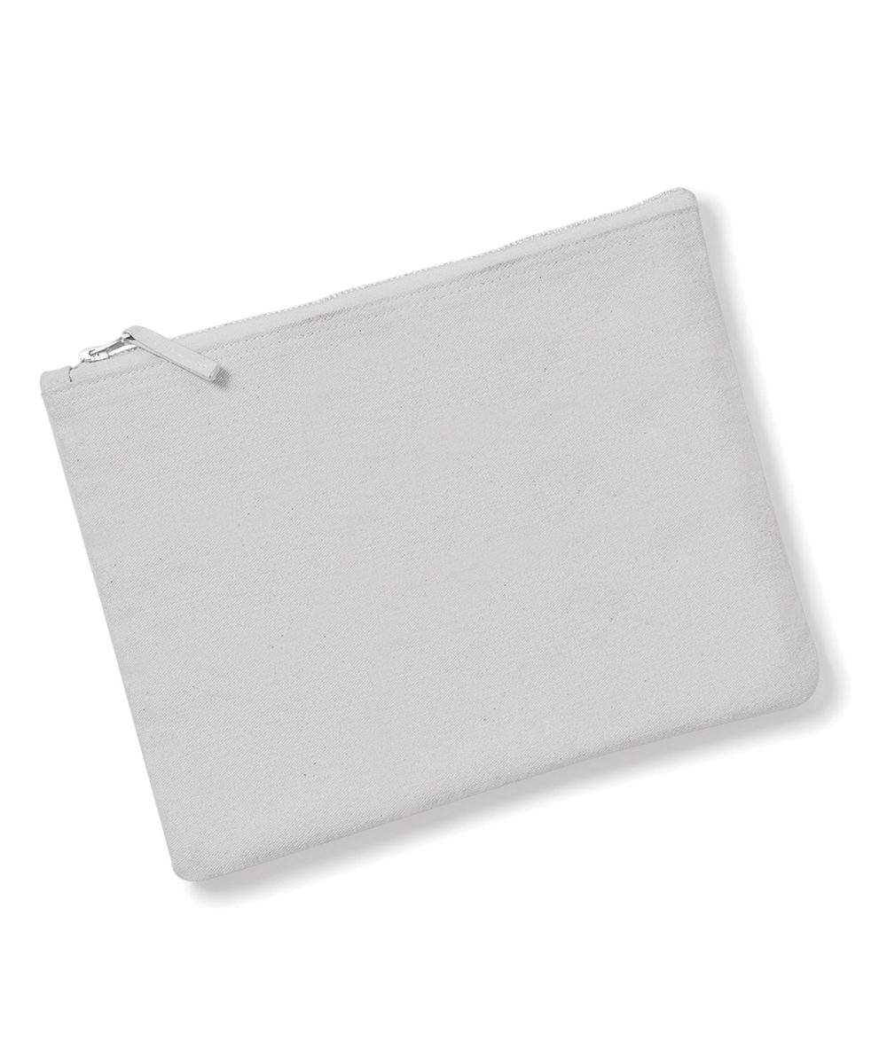 Light Grey Canvas accessory pouch