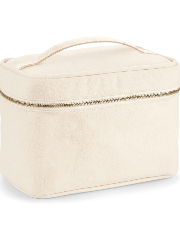 Natural Canvas vanity case