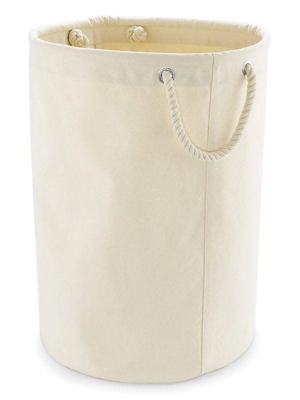 Natural Heavy canvas storage trug