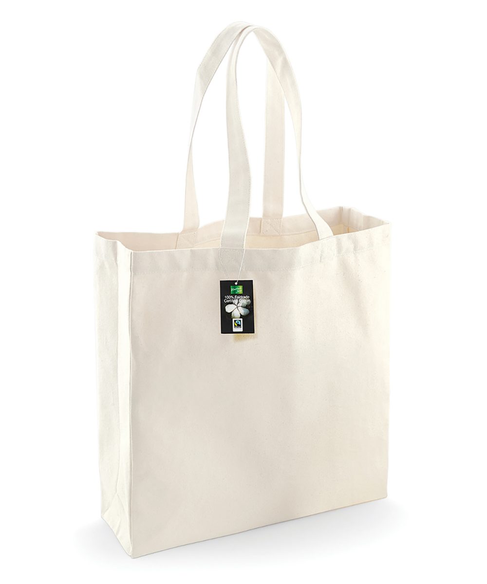 Natural Fairtrade cotton classic shopper