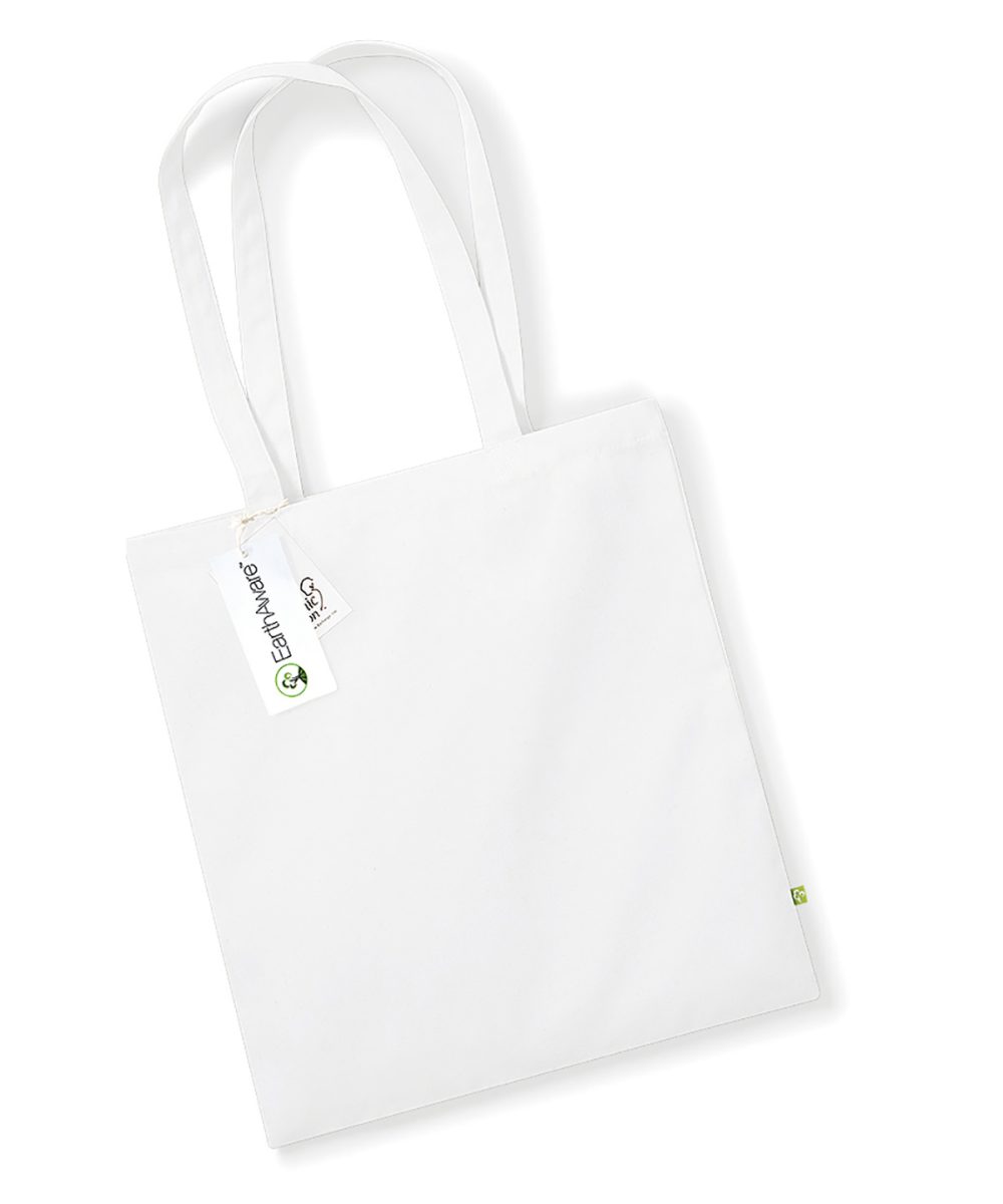 White EarthAware® organic bag for life