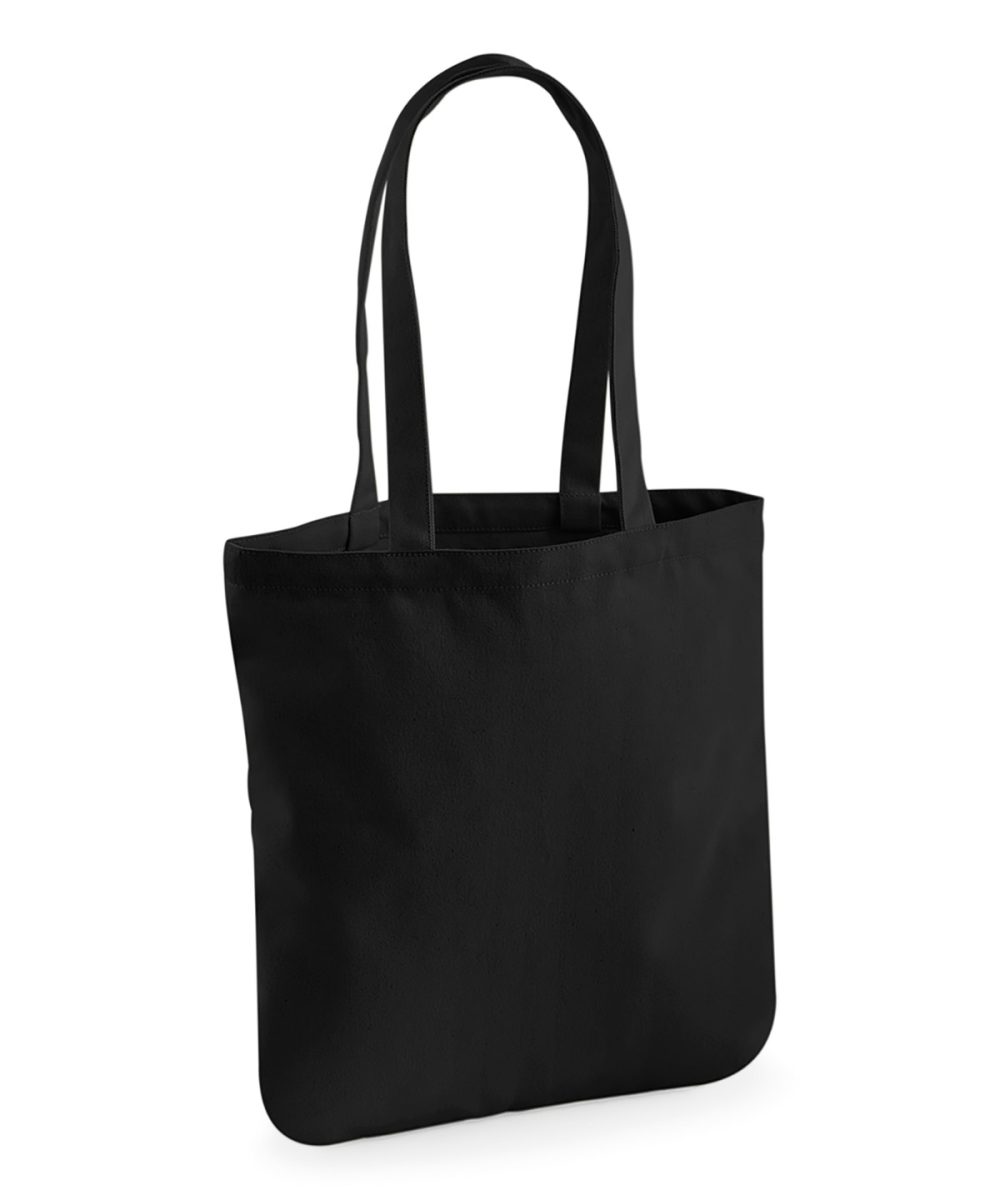 Black EarthAware® organic spring tote