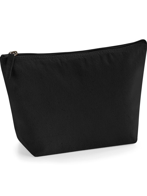 Black EarthAware® organic accessory bag