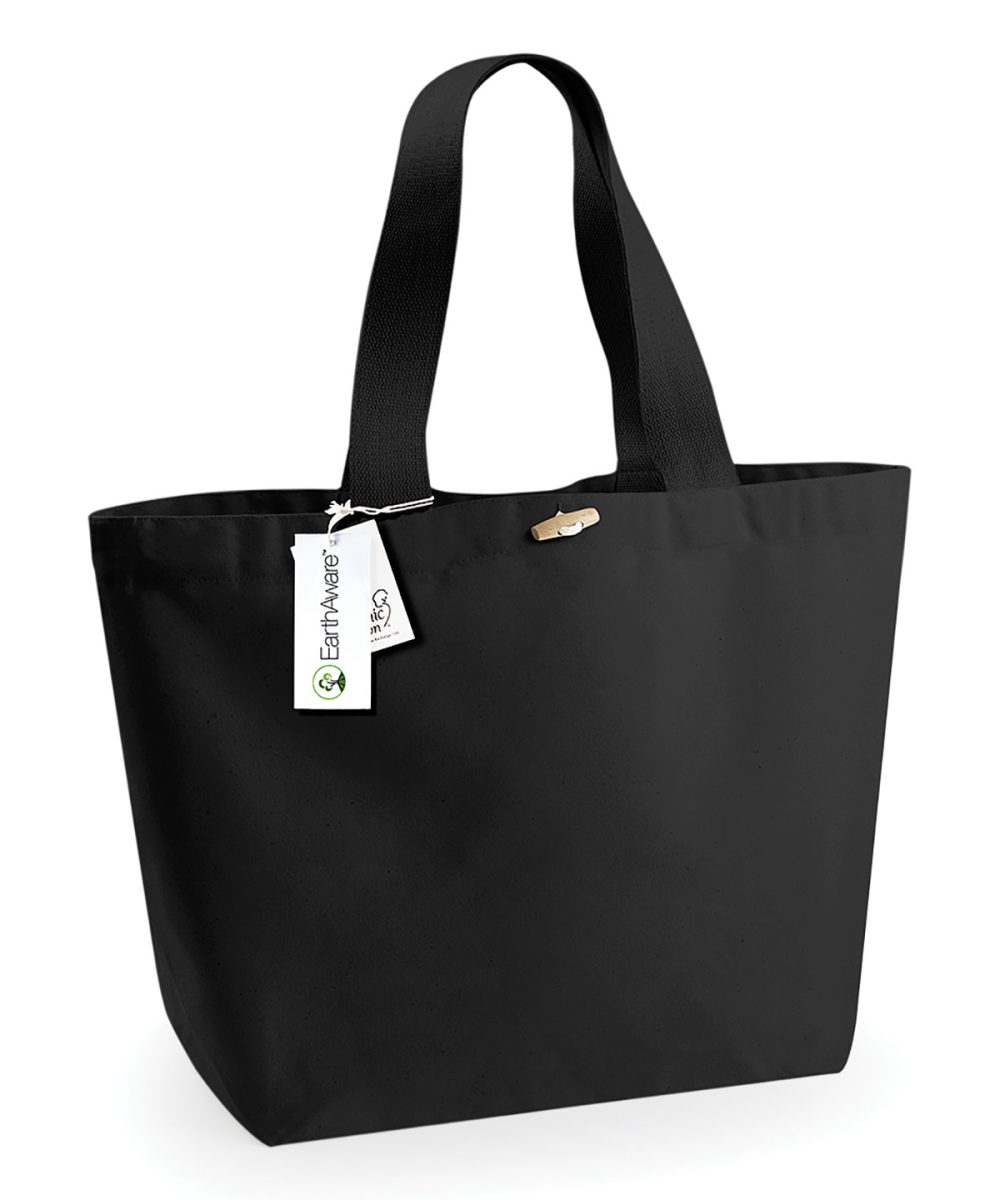 Black EarthAware® organic marina tote XL