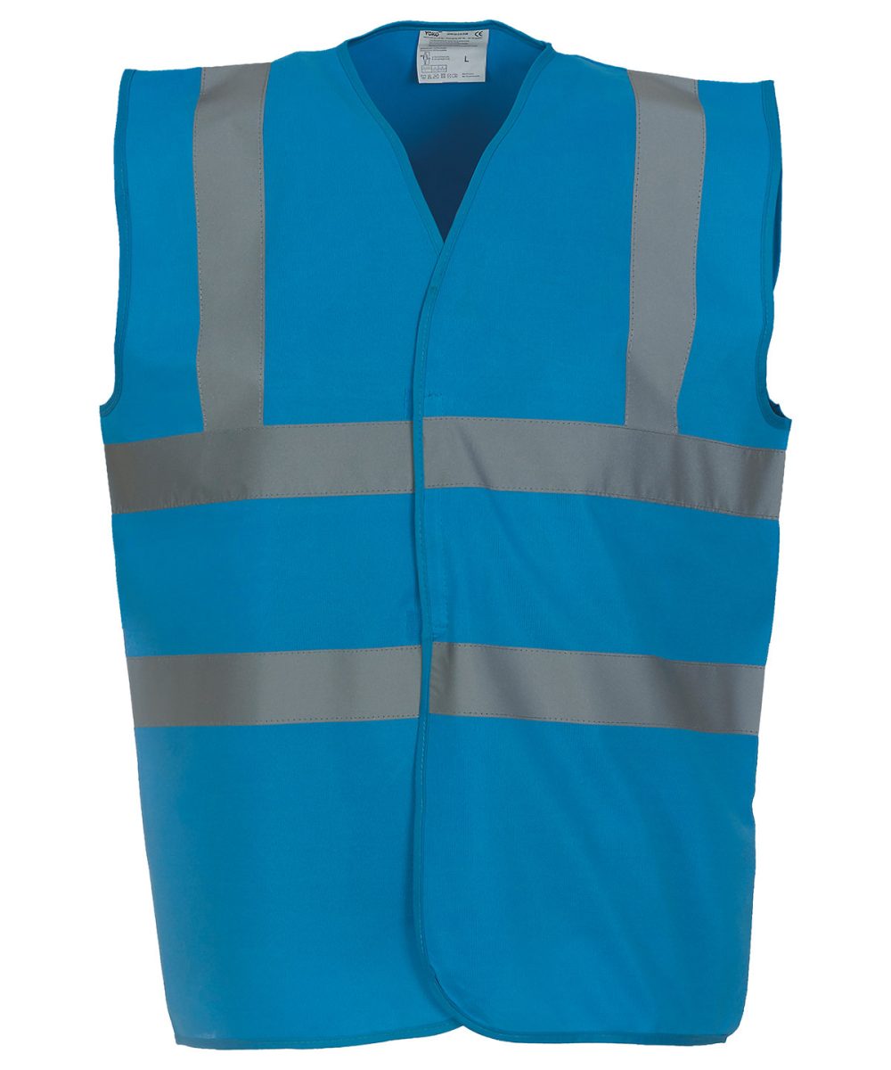 Sapphire Hi-vis 2-band-and-braces waistcoat (HVW100)