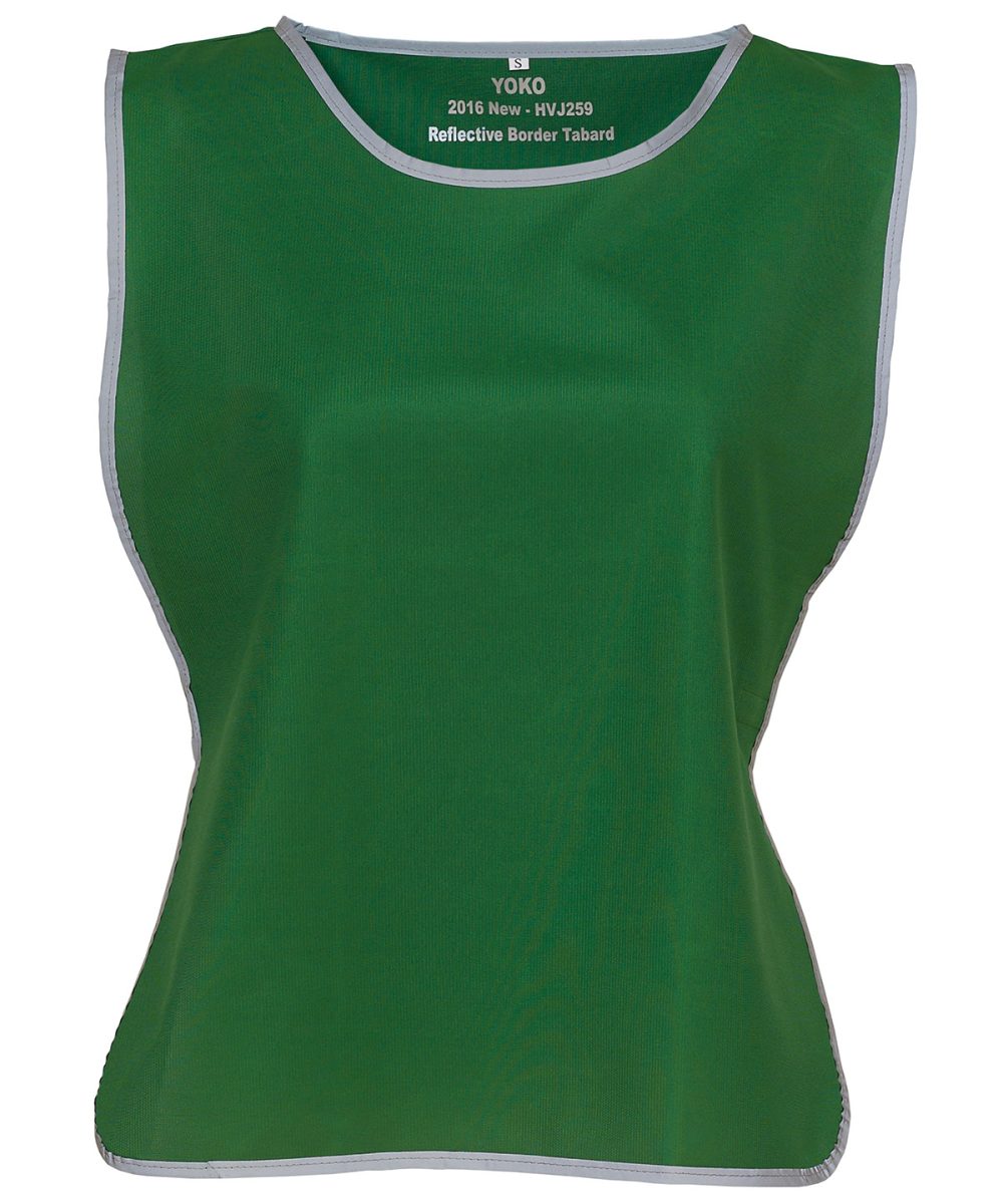 Paramedic Green Hi-vis reflective border tabard (HVJ259)