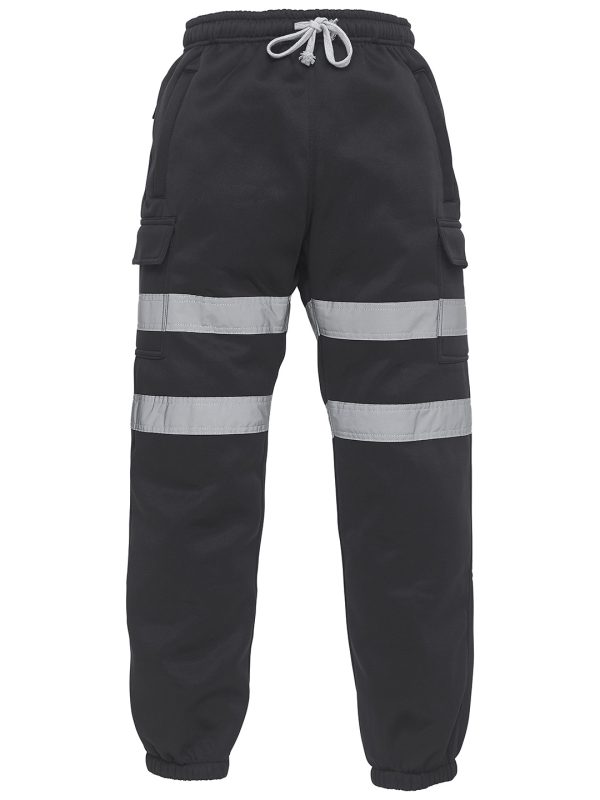 Black Hi-vis jogging pants (HV016T)