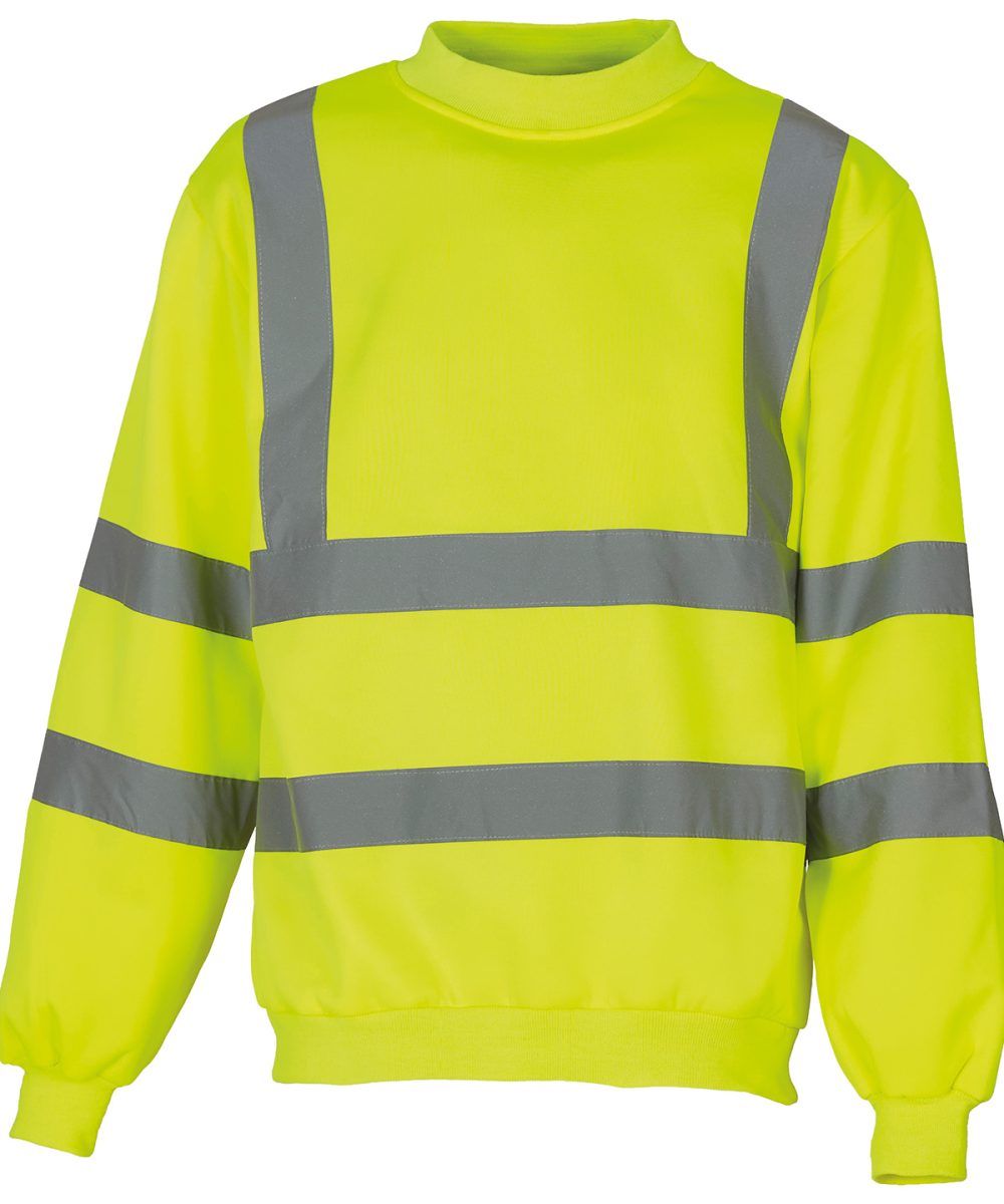 Yellow Hi-vis sweatshirt (HVJ510)