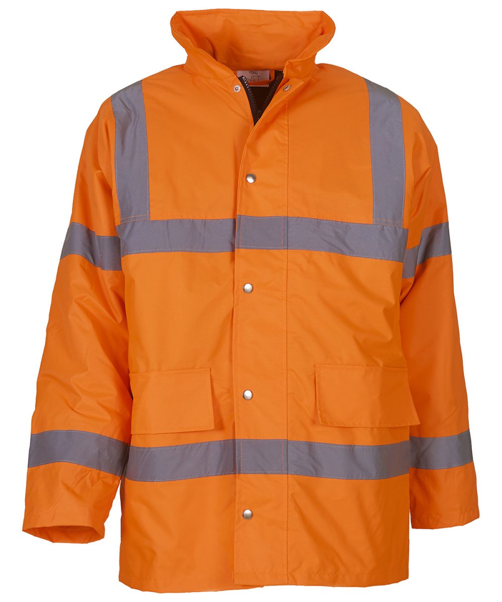 Orange Hi-vis classic motorway jacket (HVP300)