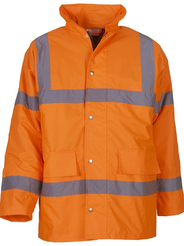 Orange Hi-vis classic motorway jacket (HVP300)