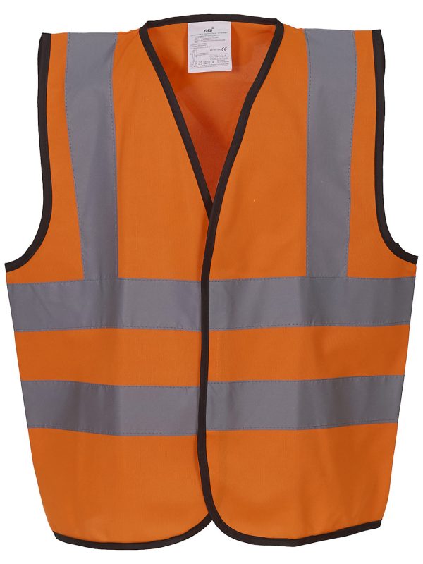 Orange Kids hi-vis 2 b&b waistcoat (HVW100CH)