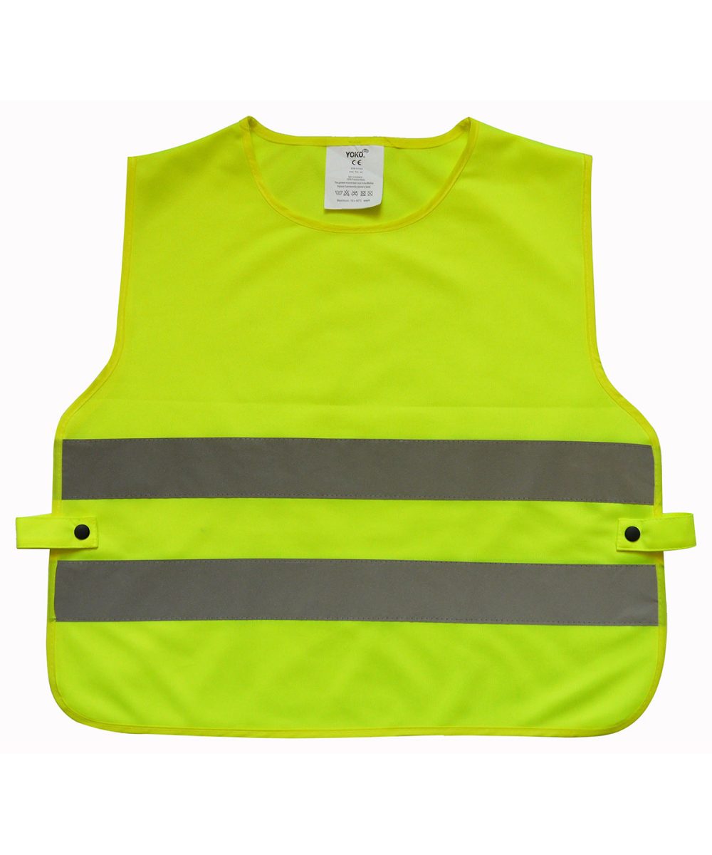 Yellow Kids hi-vis 2-band tabard (HVS269CH)