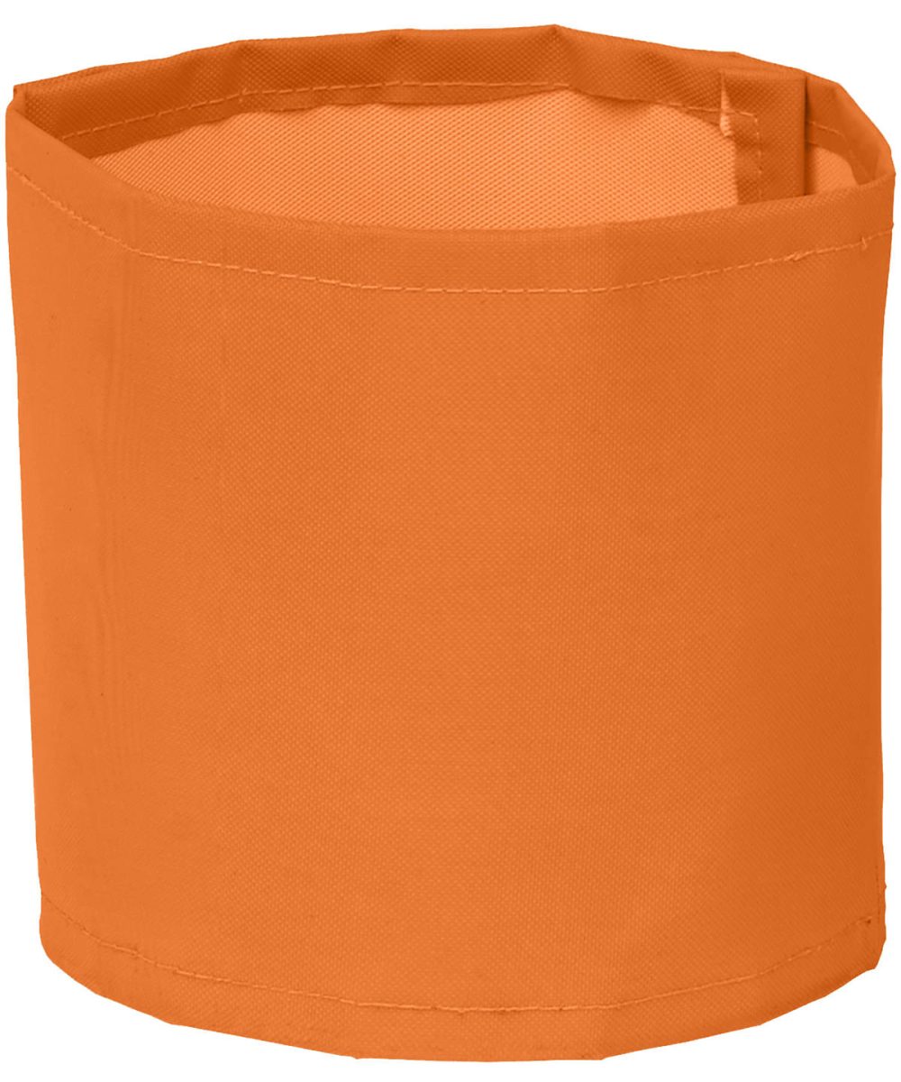 Fluorescent Orange Print-me armbands (HVW066) (Pack of 20)