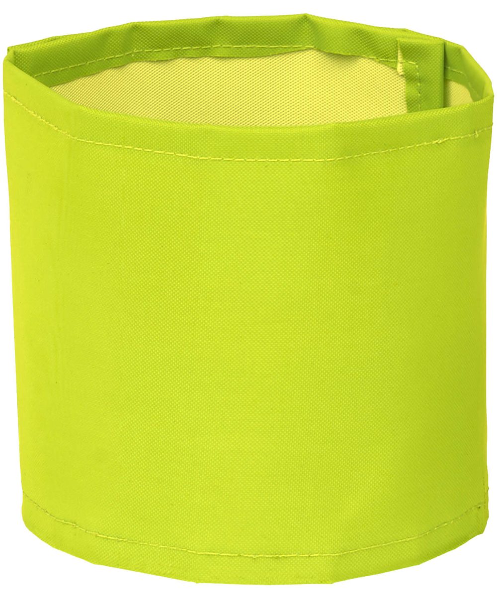 Fluorescent Yellow Print-me armbands (HVW066) (Pack of 20)