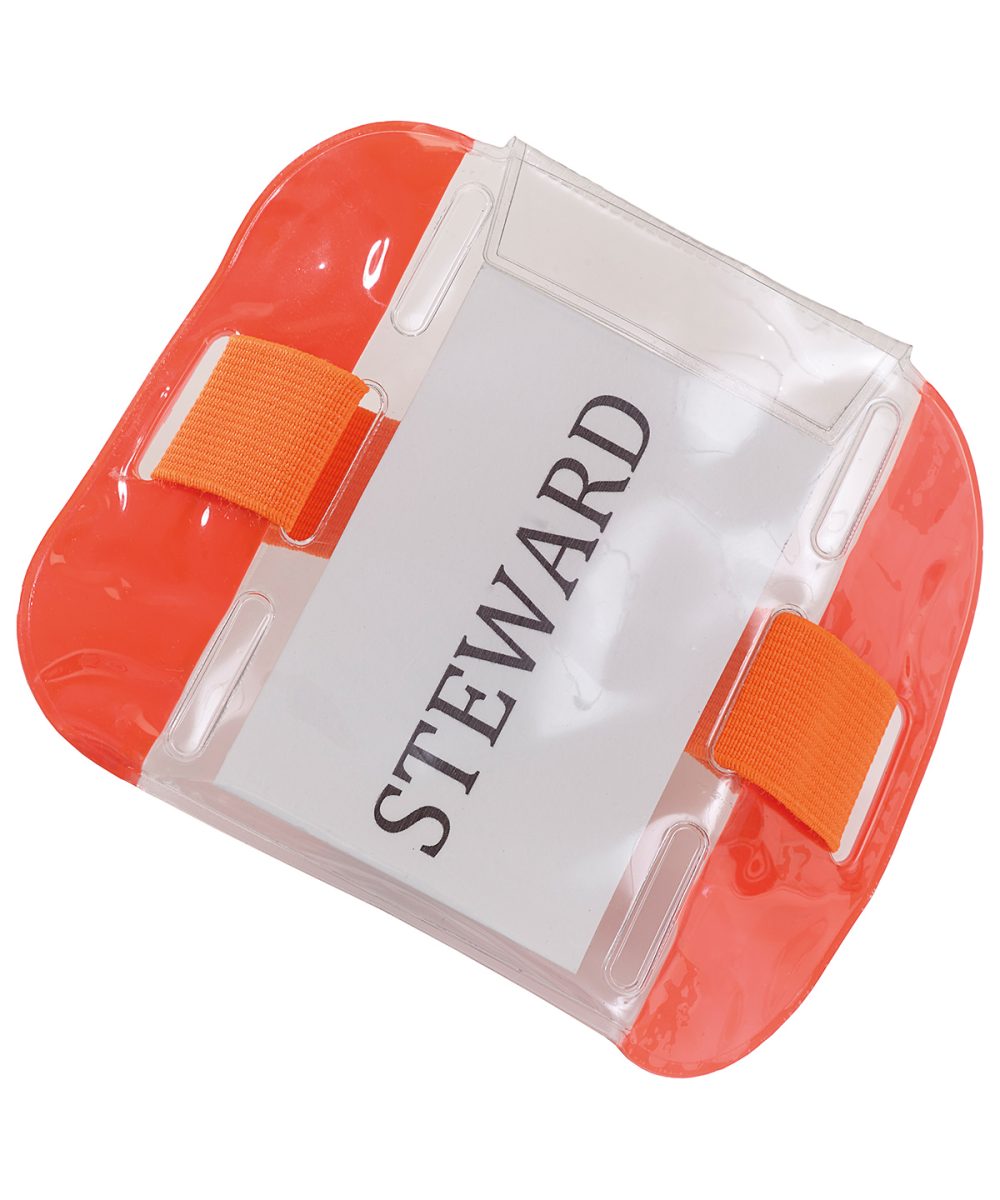 Fluorescent Orange ID armbands (ID03)