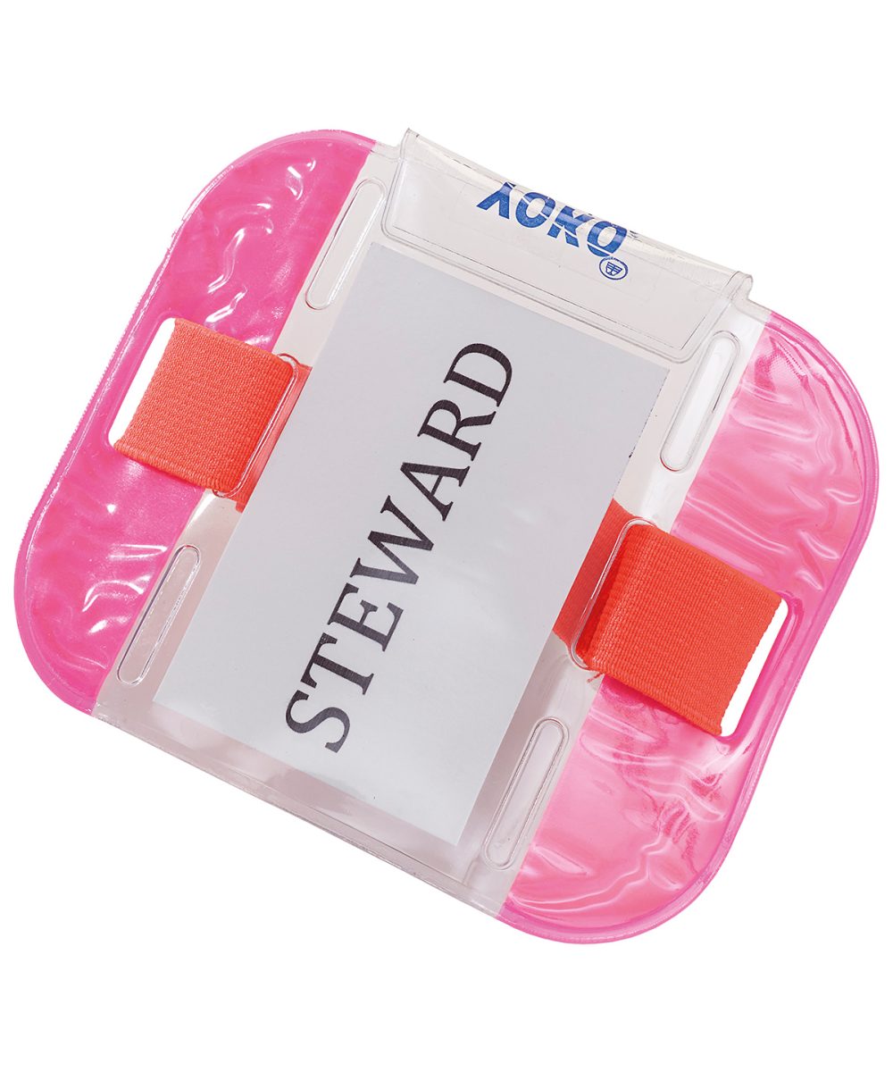 Fluorescent Pink ID armbands (ID03)