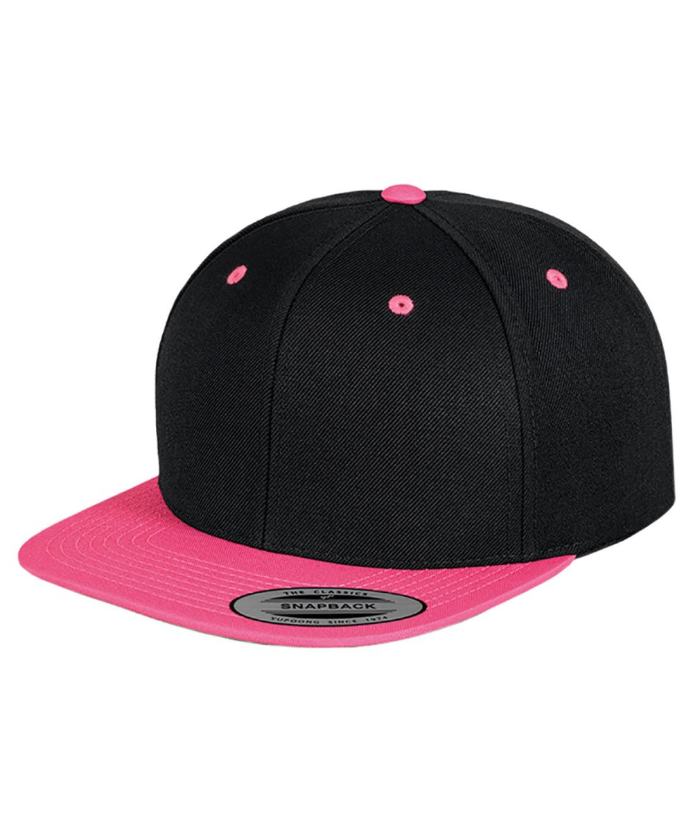 Black/Neon Pink The classic snapback 2-tone  (6089MT)