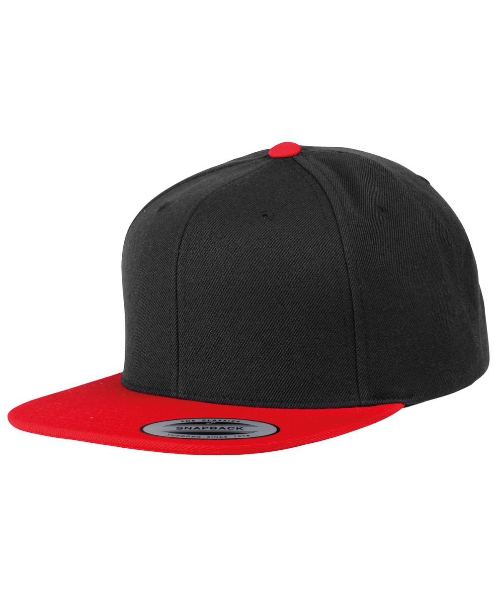 Black/Red Varsity snapback (6089MT)