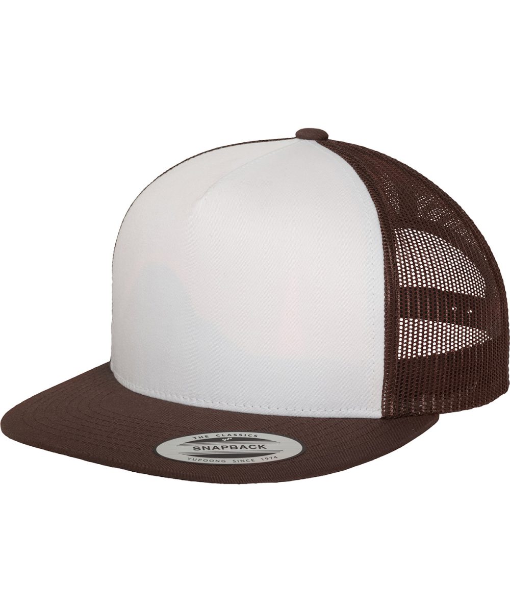 Brown/White/Brown Classic trucker (6006W)