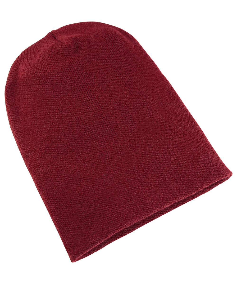 Maroon Heavyweight long beanie (1501KC)