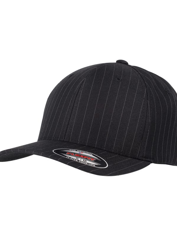 Black/White Flexfit pinstripe (6195P)