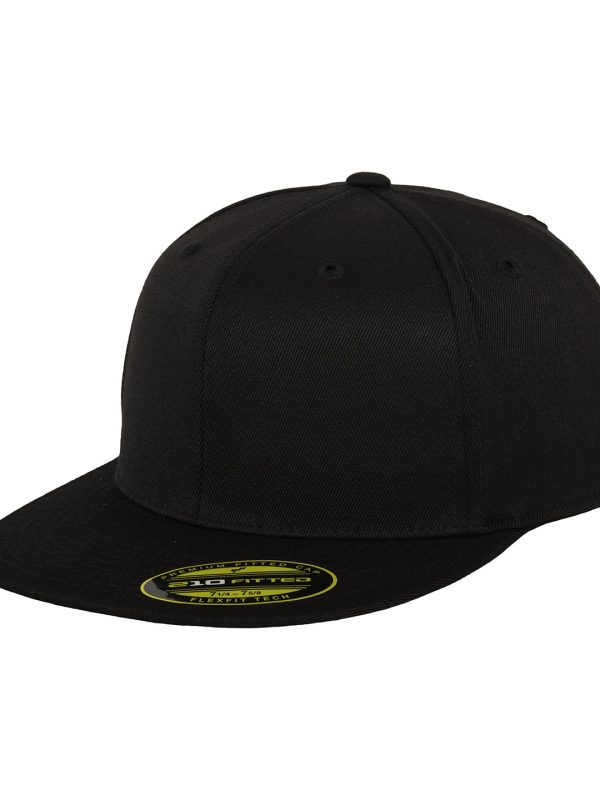 Black Premium 210 fitted cap (6210)