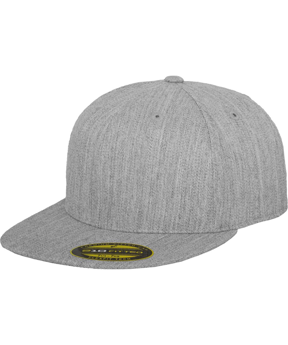 Heather Grey Premium 210 fitted cap (6210)