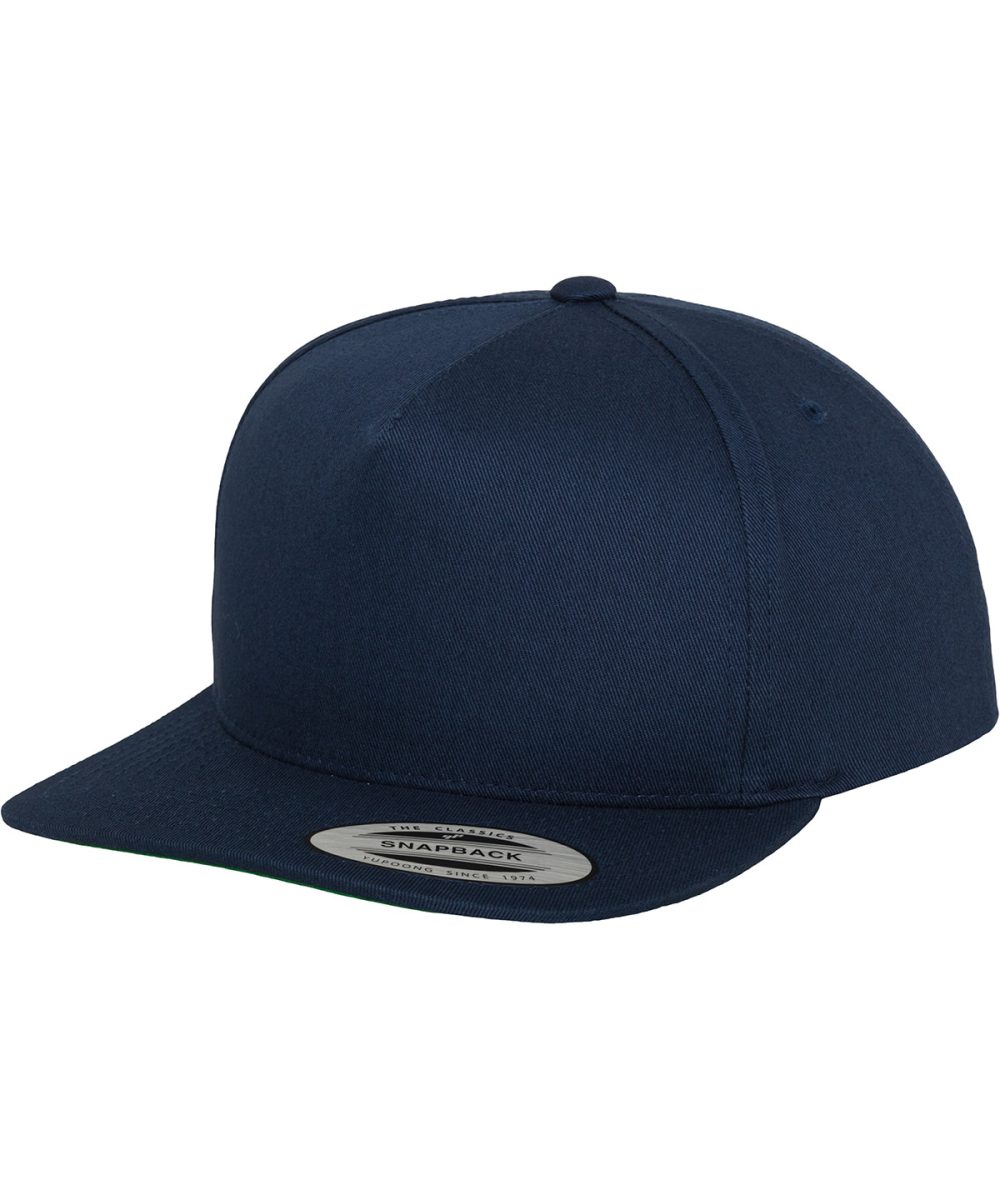 Navy Classic 5-panel snapback (6007)