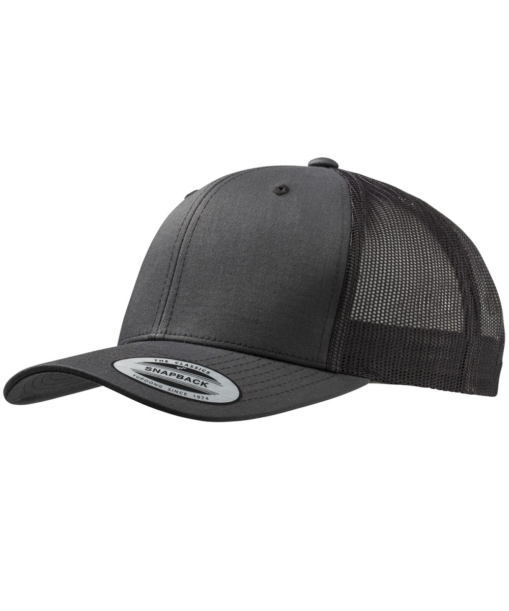 Dark Grey/Dark Grey Retro trucker cap (6606)